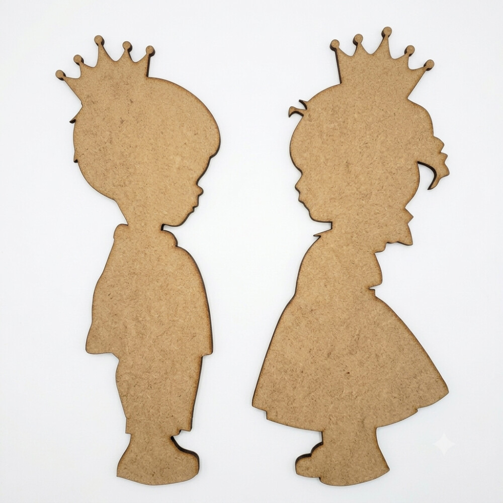 Kit Painéis Decorativos em MDF Menino e Menina Chá Revelação