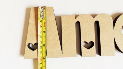 Amor Coração Mdf