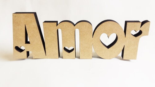 Amor Coração Mdf