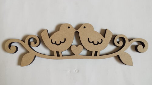 Topo de bolo passarinhos in Love