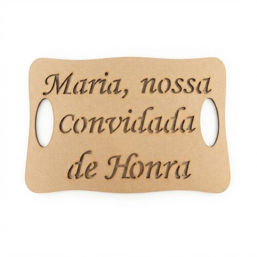 Placa Casamento para Daminha Maria, Nossa Convidada de Honra