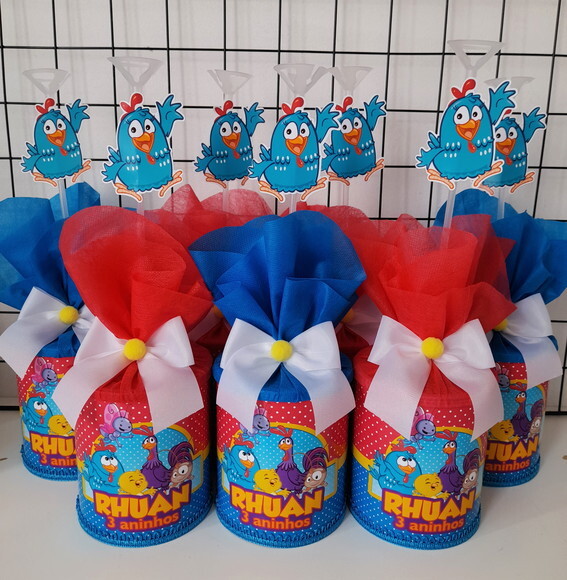 Centro de Mesa Galinha Pintadinha