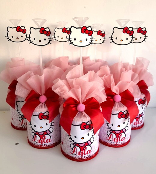 Centro de Mesa Hello Kitty