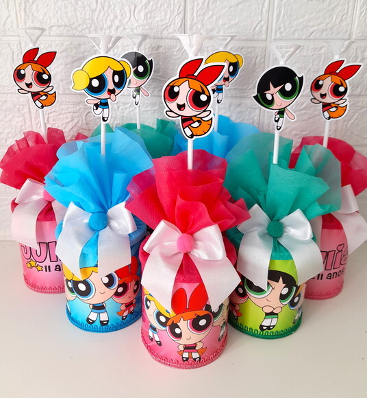 Centro de Mesa Meninas Super Poderosas