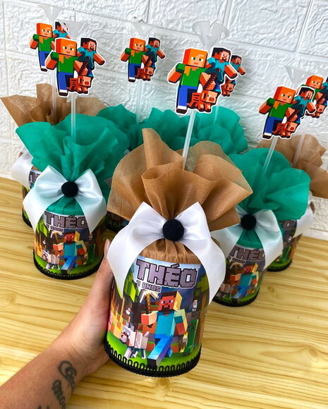 Centro de Mesa Minecraft