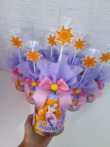 Centro de Mesa Rapunzel (enrolados)