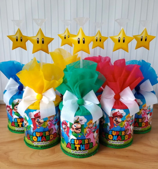 Centro de Mesa Super Mario