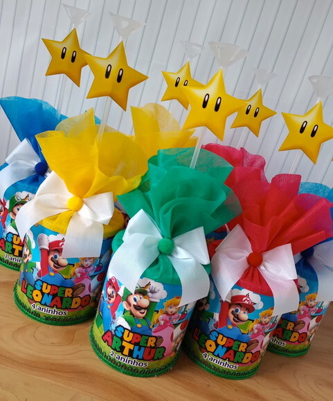 Centro de Mesa Super Mario