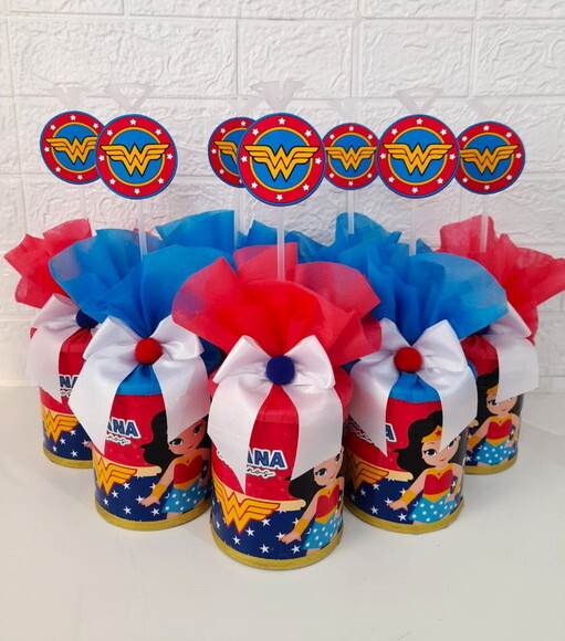 Centros de Mesa Mulher Maravilha Cute