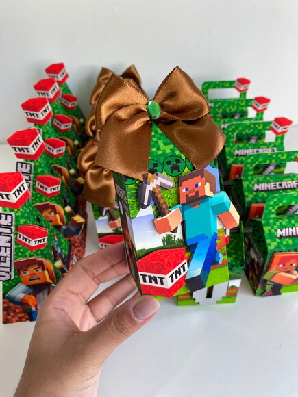 Kit Festa Minecraft - 40 Itens