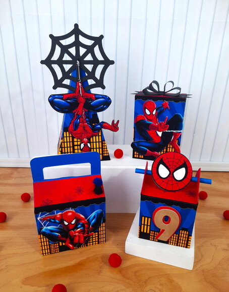 Kit Homem Aranha - 50 Itens