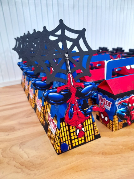 Kit Homem Aranha - 50 Itens