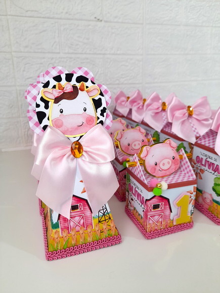 Kit Luxo Fazendinha Menina - 40 Itens