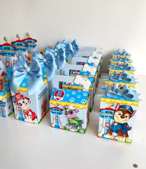 Kit Patrulha Canina Aquarela - 30 Caixas