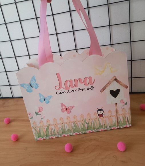 Sacolinha Personalizada Jardim