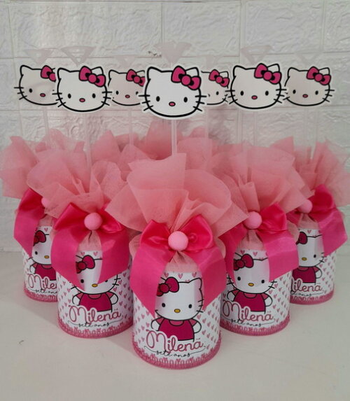 Centro de Mesa Hello Kitty
