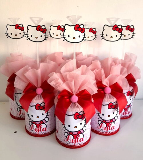 Centro de Mesa Hello Kitty