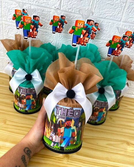 Centro de Mesa Minecraft