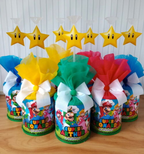 Centro de Mesa Super Mario