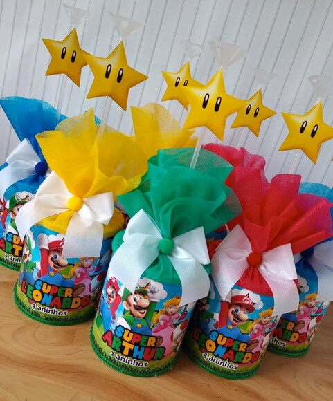 Centro de Mesa Super Mario