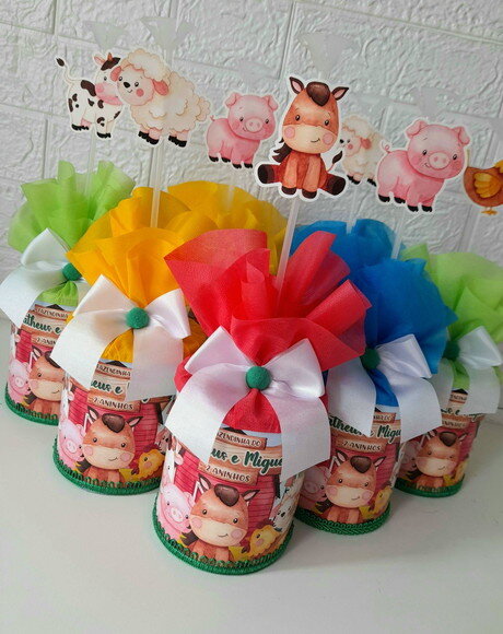 Centros de Mesa Fazendinha Menino