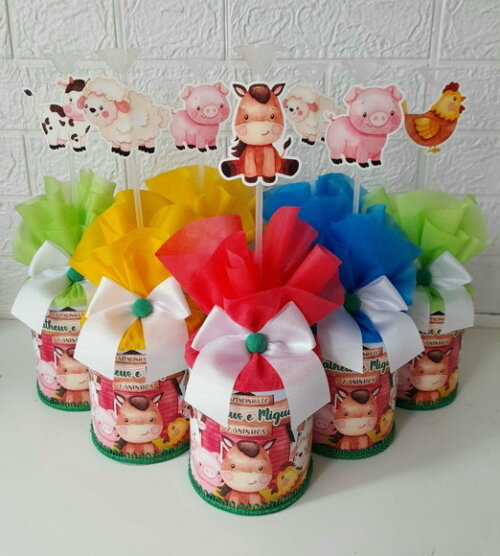 Centros de Mesa Fazendinha Menino