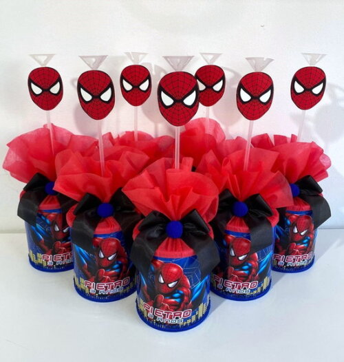 Centros de Mesa Homem Aranha
