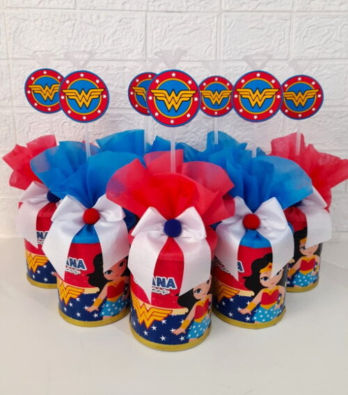 Centros de Mesa Mulher Maravilha Cute