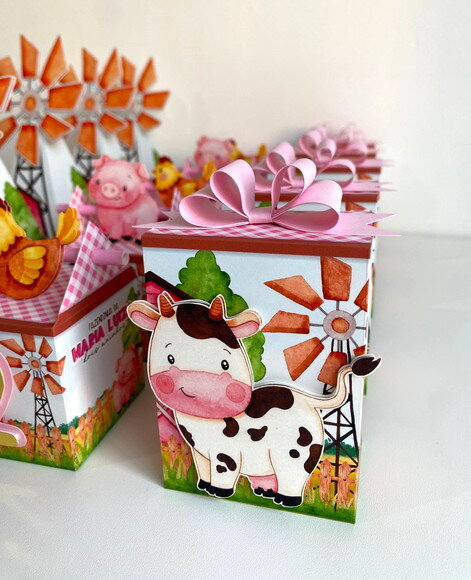 Kit Fazendinha Rosa - 15 Caixas