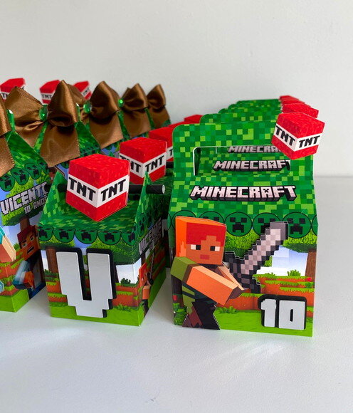 Kit Festa Minecraft - 20 Itens