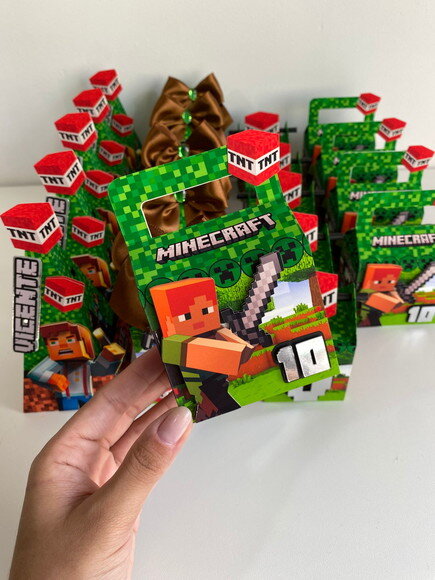 Kit Festa Minecraft - 30 Itens