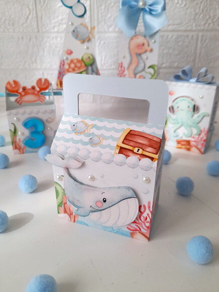 Kit Fundo do Mar - 40 Itens