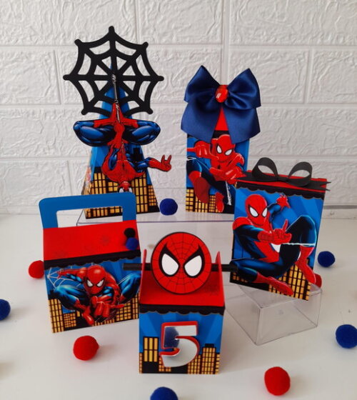 Kit Homem Aranha - 20 Itens