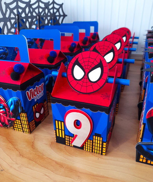 Kit Homem Aranha - 50 Itens