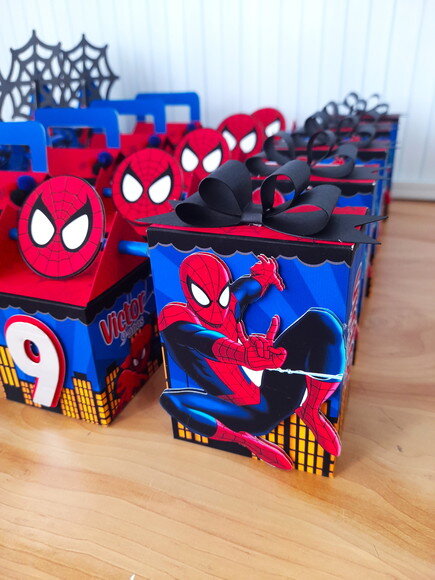 Kit Homem Aranha - 50 Itens