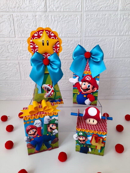 Kit Mario Bros - 30 Itens