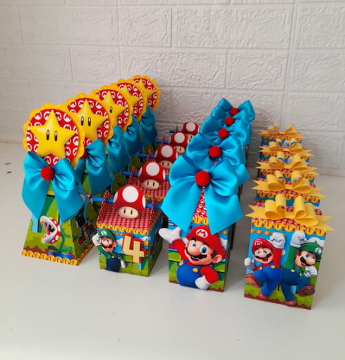 Kit Mario Bros - 50 Itens