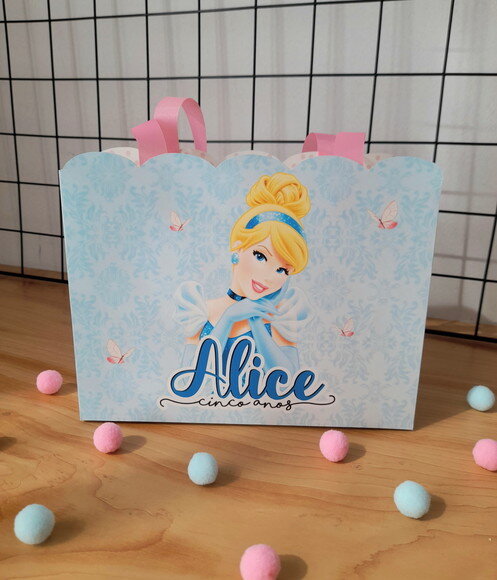 Sacolinha Personalizada Cinderela