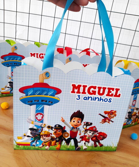 Sacolinha Personalizada Patrulha Canina
