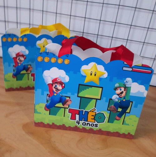 Sacolinha Personalizada Mario