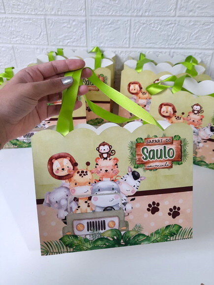 Sacolinha Personalizada Safari