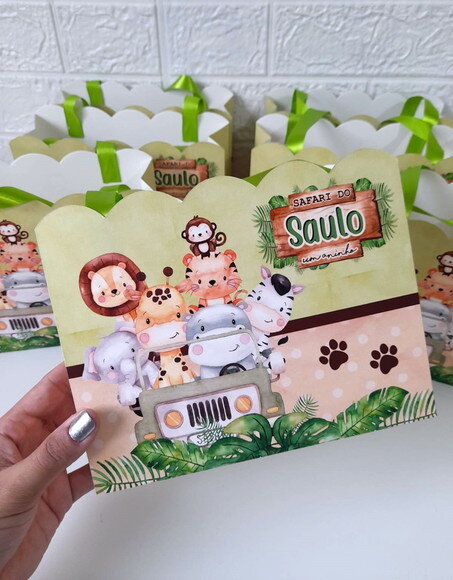 Sacolinha Personalizada Safari