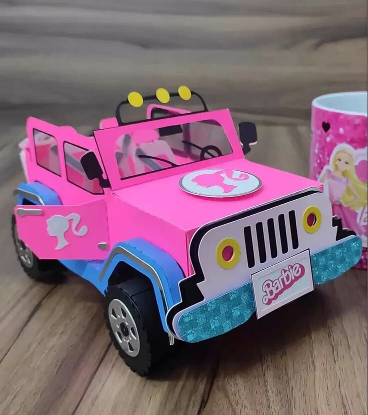 ARQUIVO DE CORTE - JEEP BARBIE - PDF E STUDIO