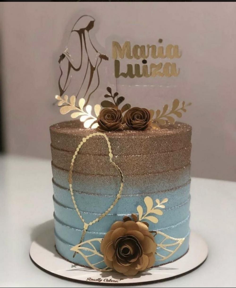 TOPO DE BOLO NOSSA SENHORA MARIA LUIZA -STUDIO