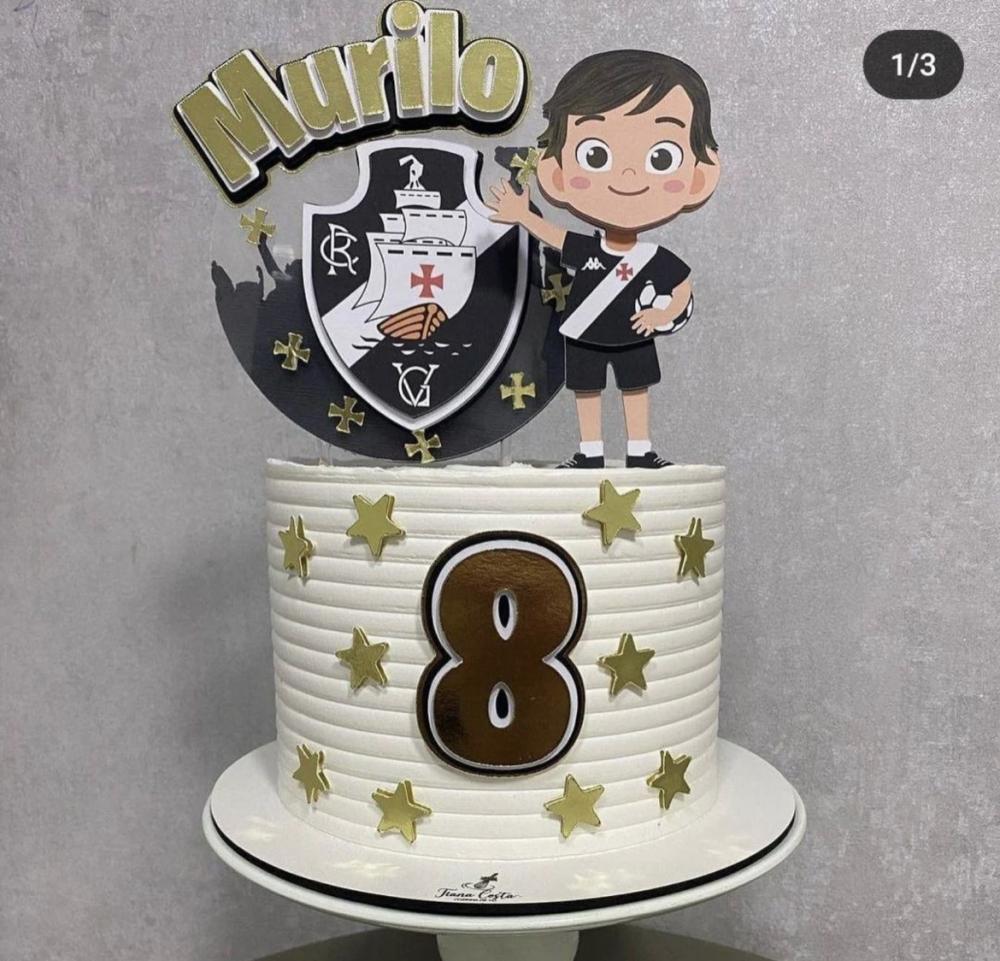 TOPO DE BOLO VASCO MURILO - STUDIO