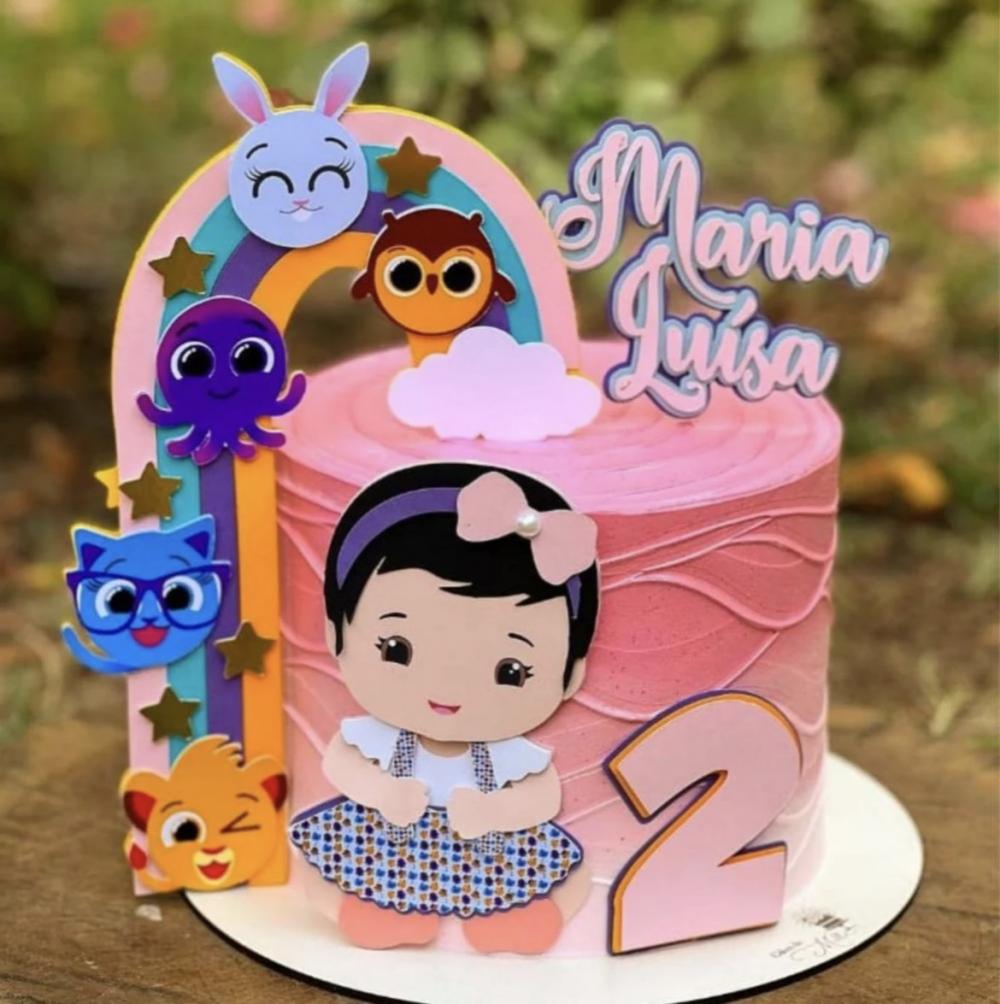 TOPO DE BOLO BOLOFOFO MARIA LUÍSA - STUDIO