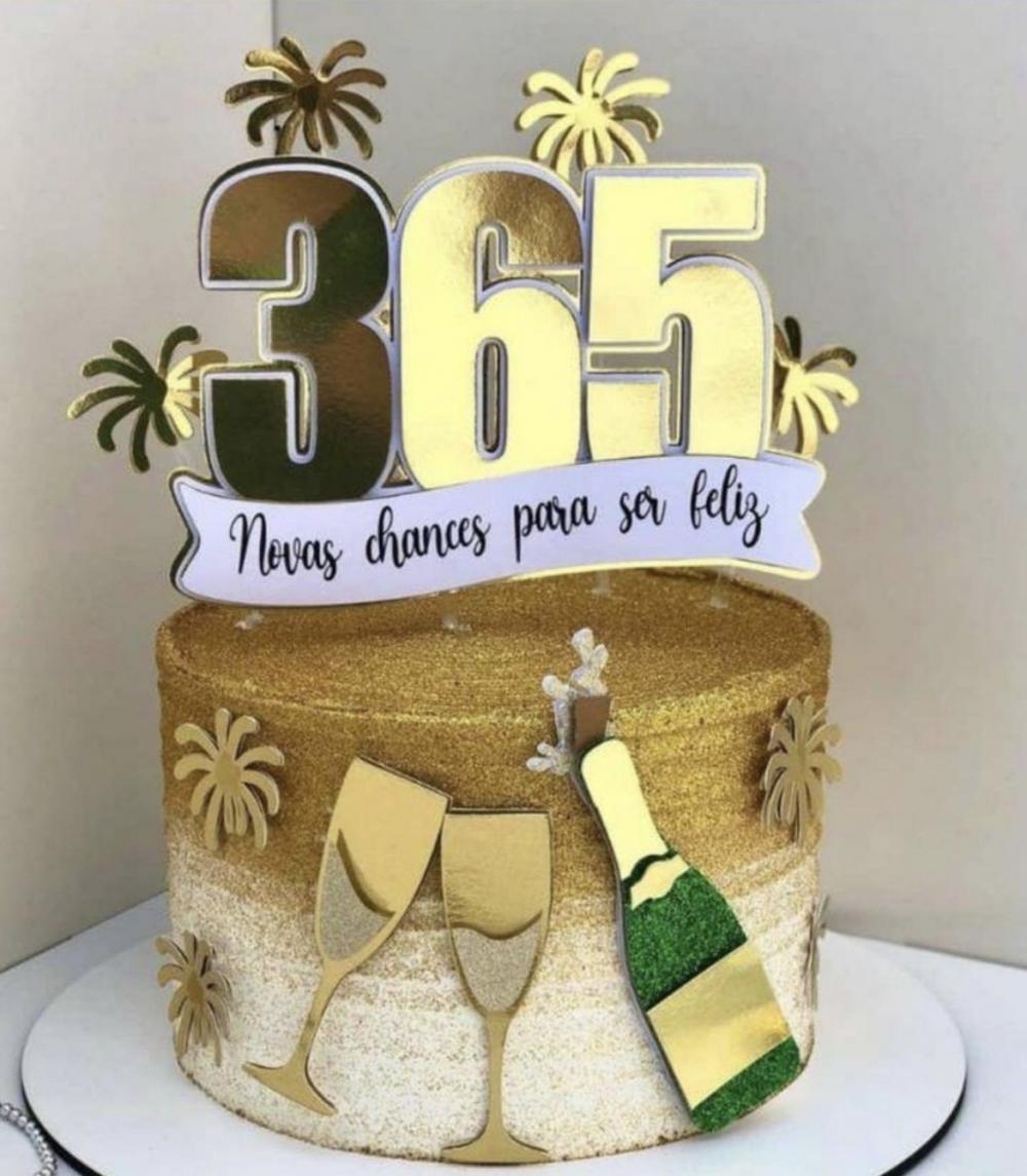 TOPO DE BOLO 365 NOVAS CHANCES - STUDIO