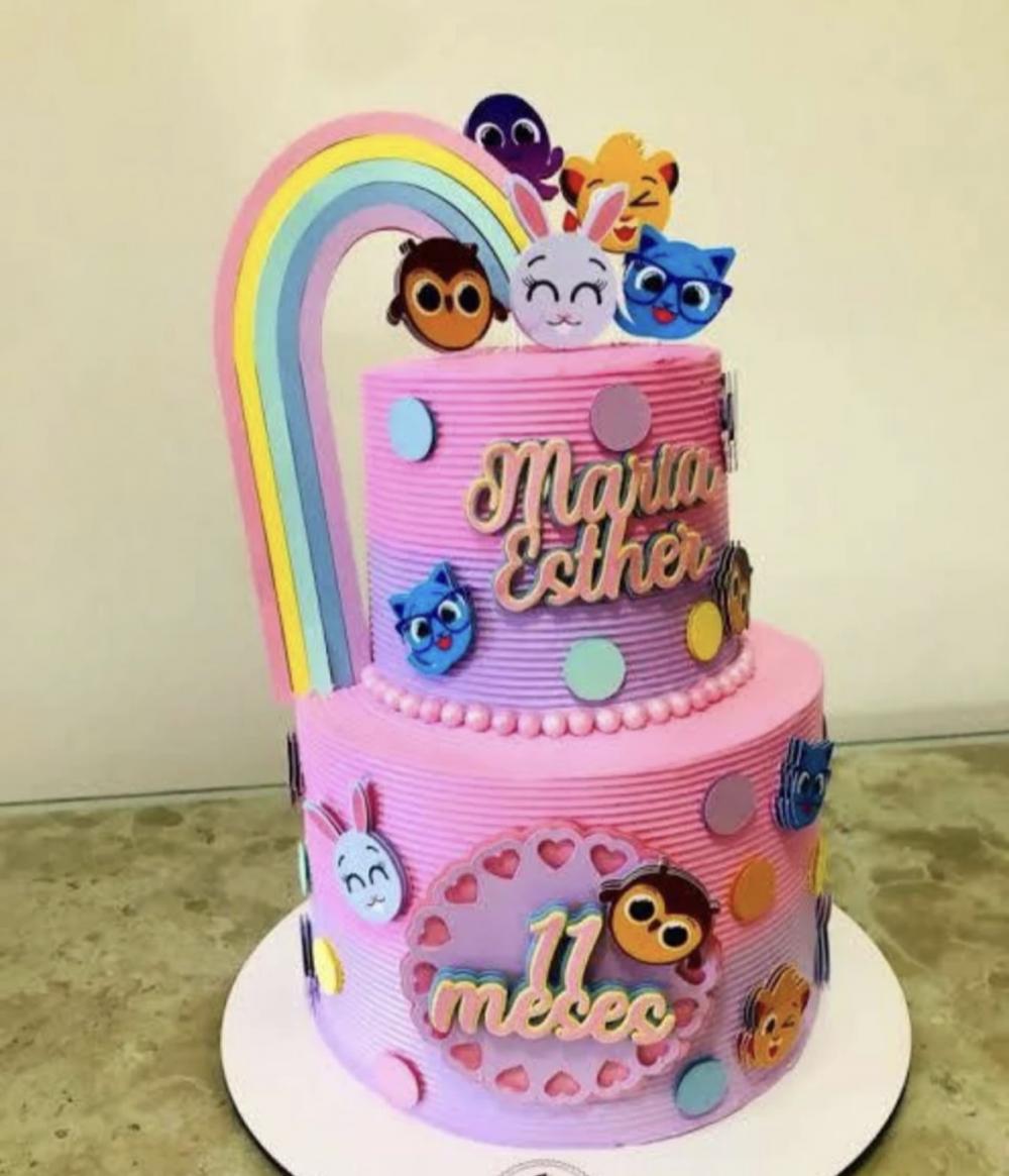 TOPO DE BOLO BOLOFOFO MARIA ESTHER - STUDIO