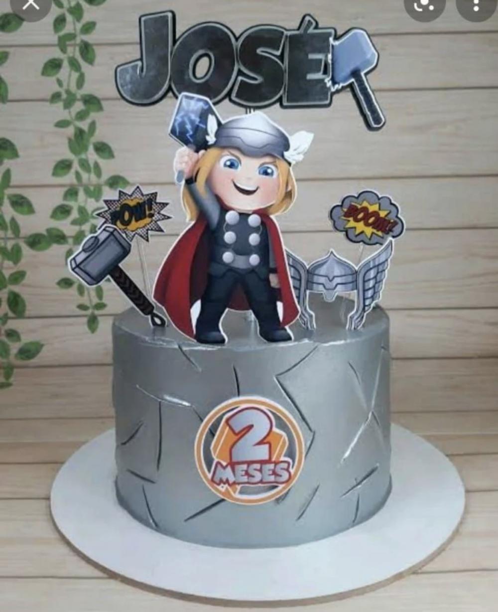 TOPO DE BOLO THOR BABY JOSÉ- STUDIO
