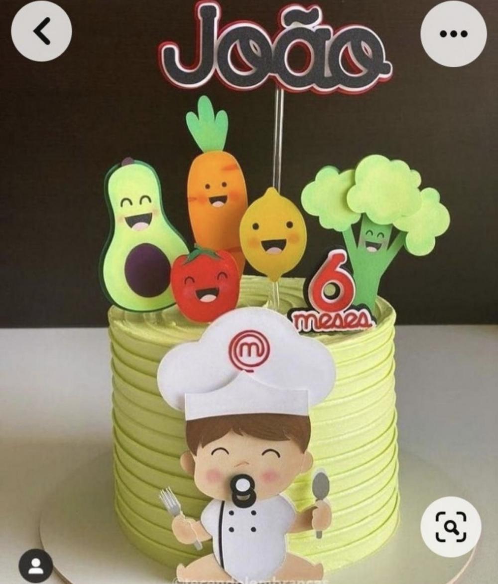 TOPO DE BOLO MESTRE CUCA JOÃO - STUDIO